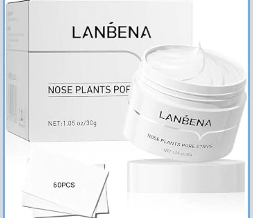 LANBENA Nose Plants Pore Strips 2.0 Blackhead Remover Peel-Off Mask with 2% BHA